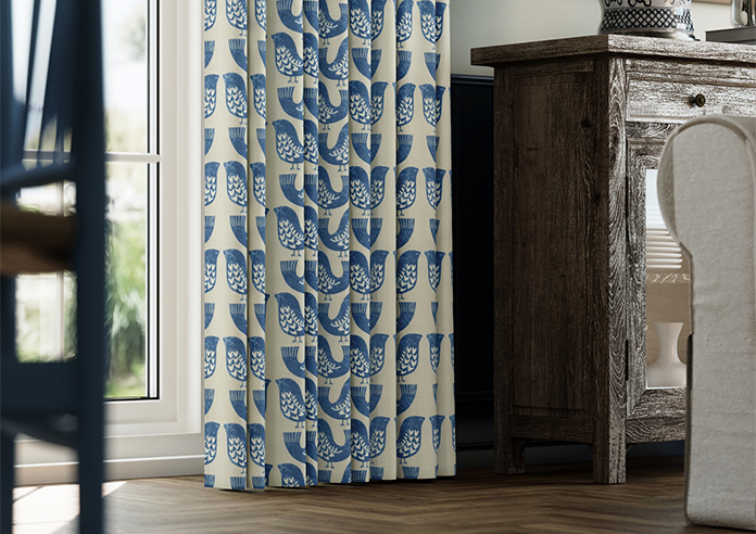 Scandi Birds, Capri - Made to Measure Curtains - Image 5